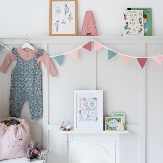 Boho Pink Girl's Bedroom