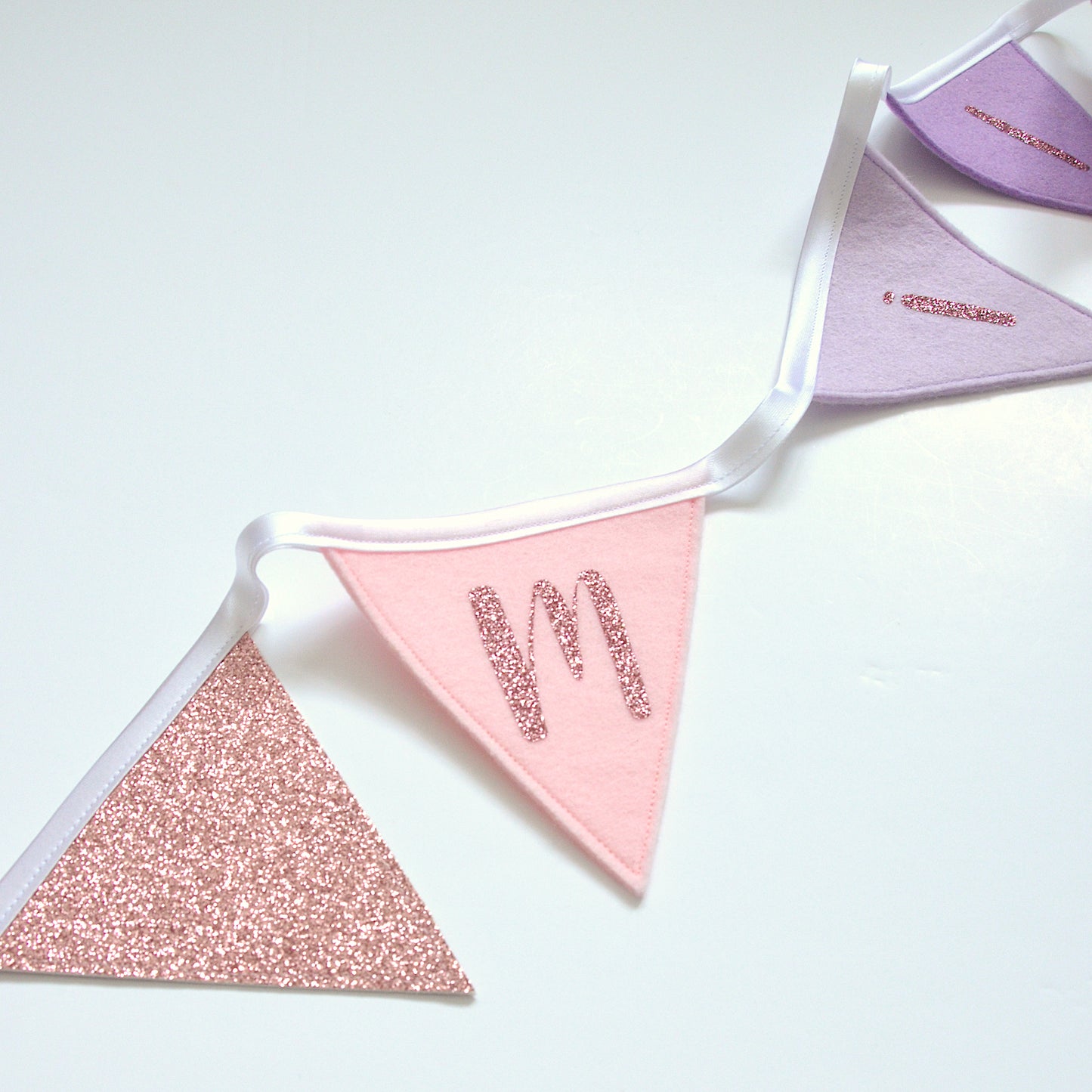 personalised bunting. princess bedroom