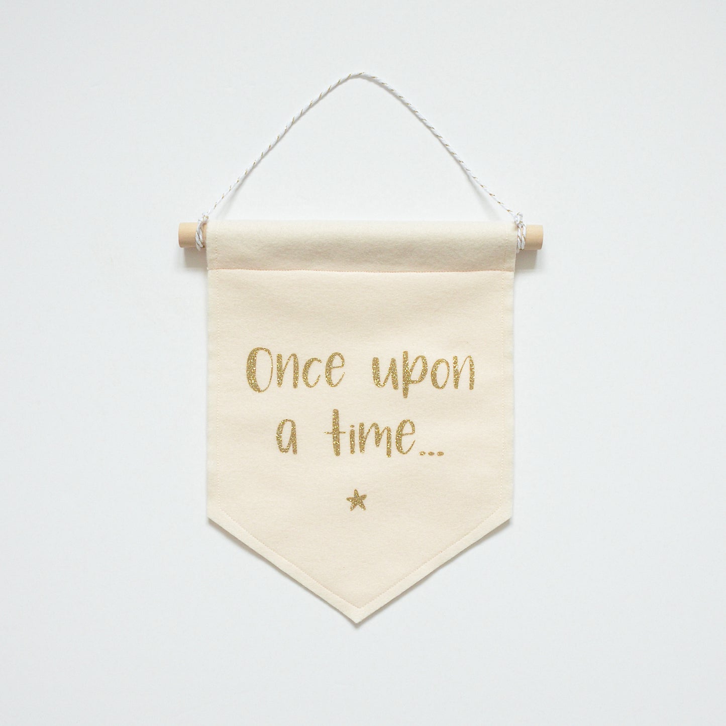 neutral nursery wall hanging
