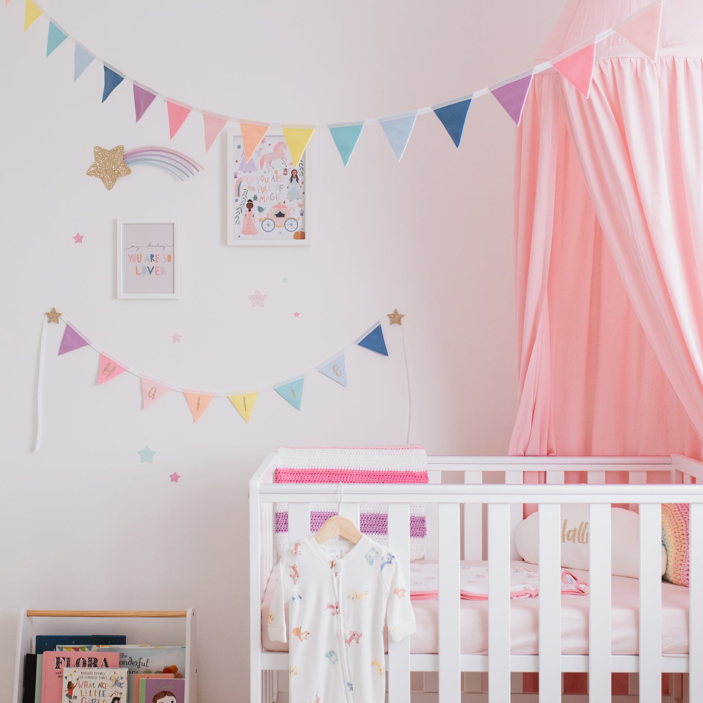 Personalised Pastel Rainbow Bunting