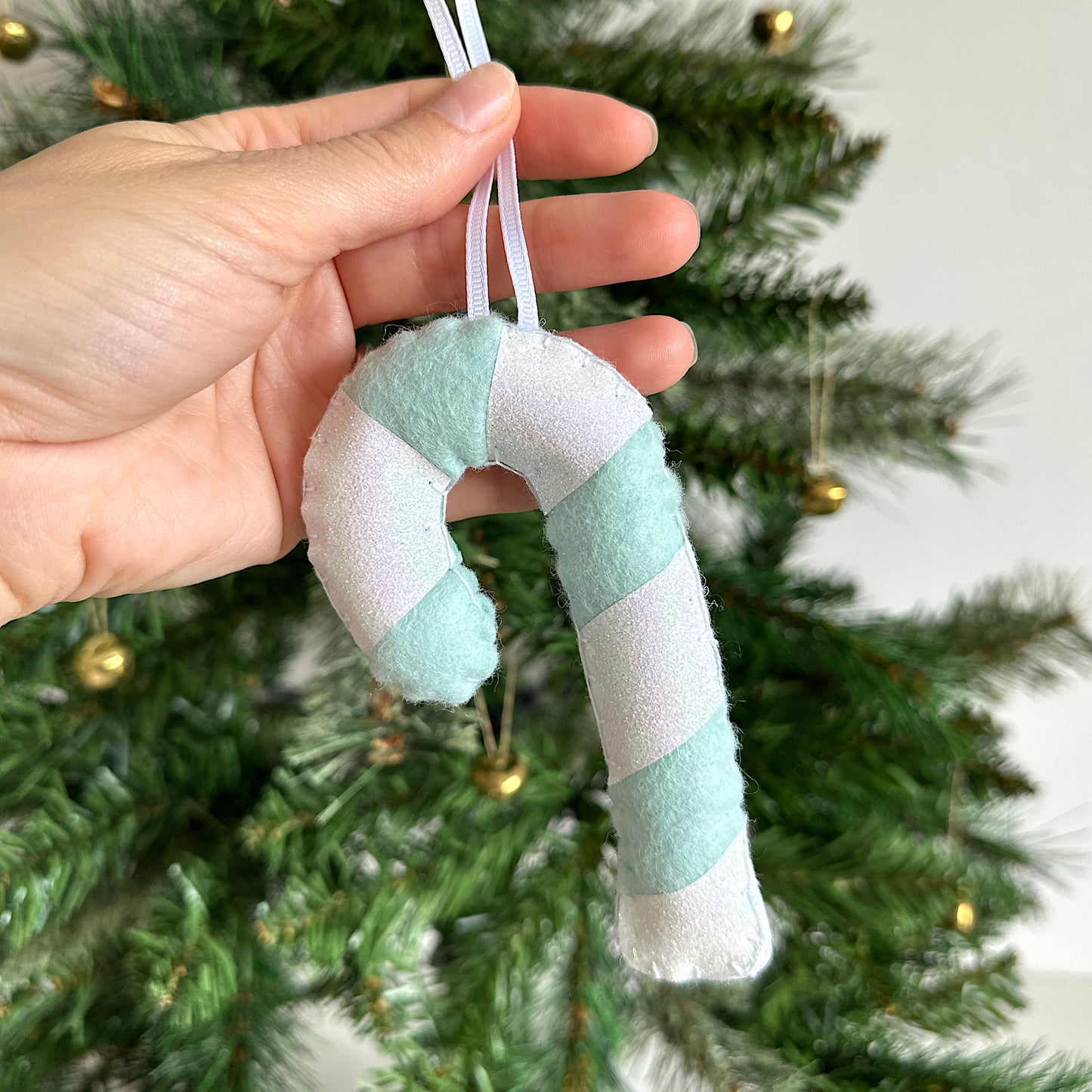 Green Candy Cane Decoration