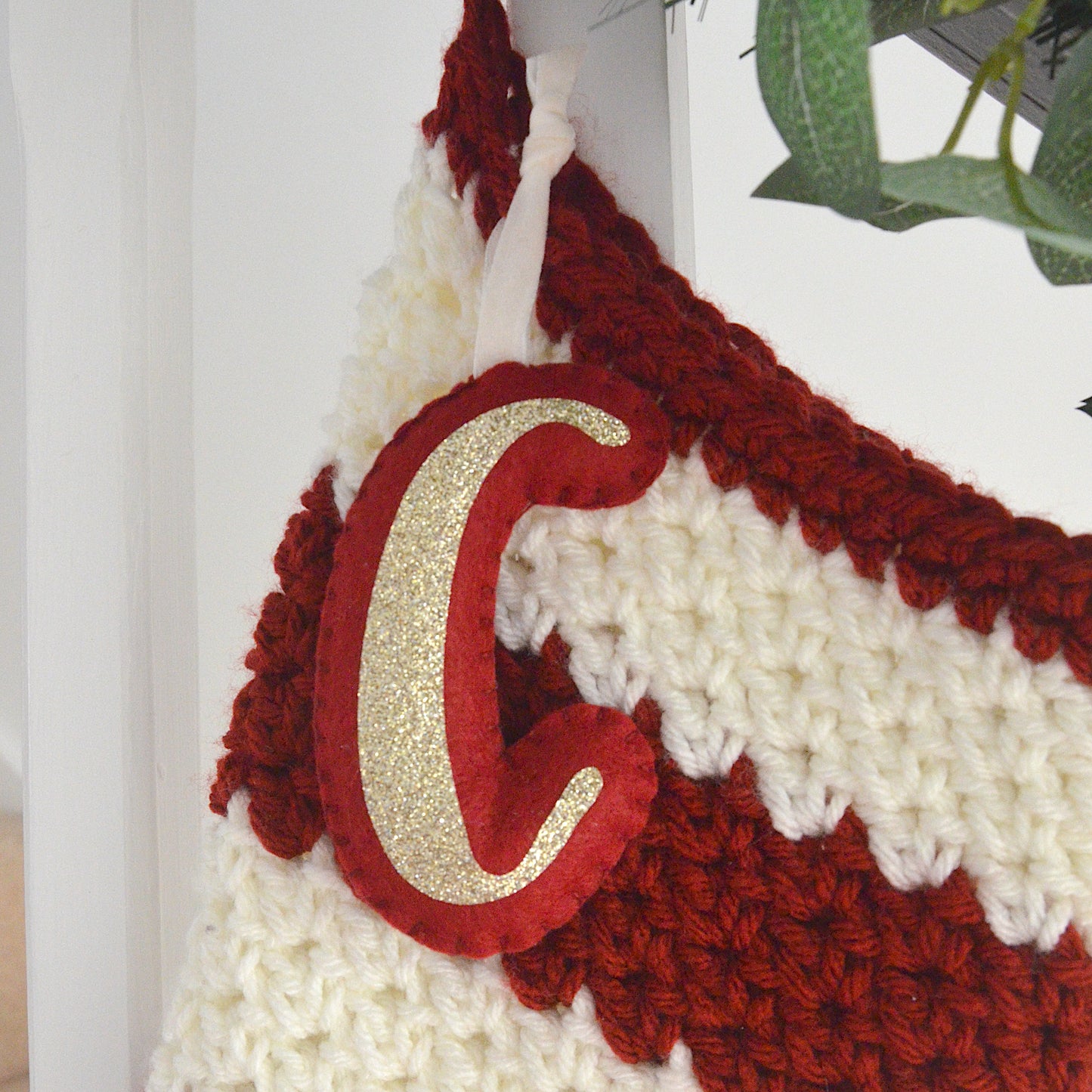 personalise your Christmas stocking with your initial