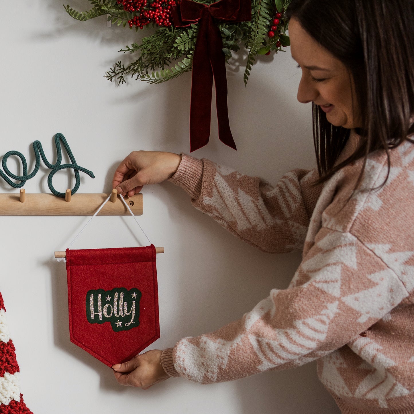 personalised Christmas sign