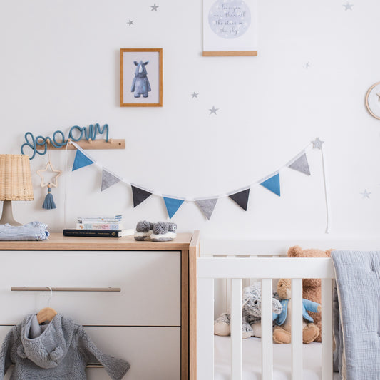 Baby Boy Nursery Bunting