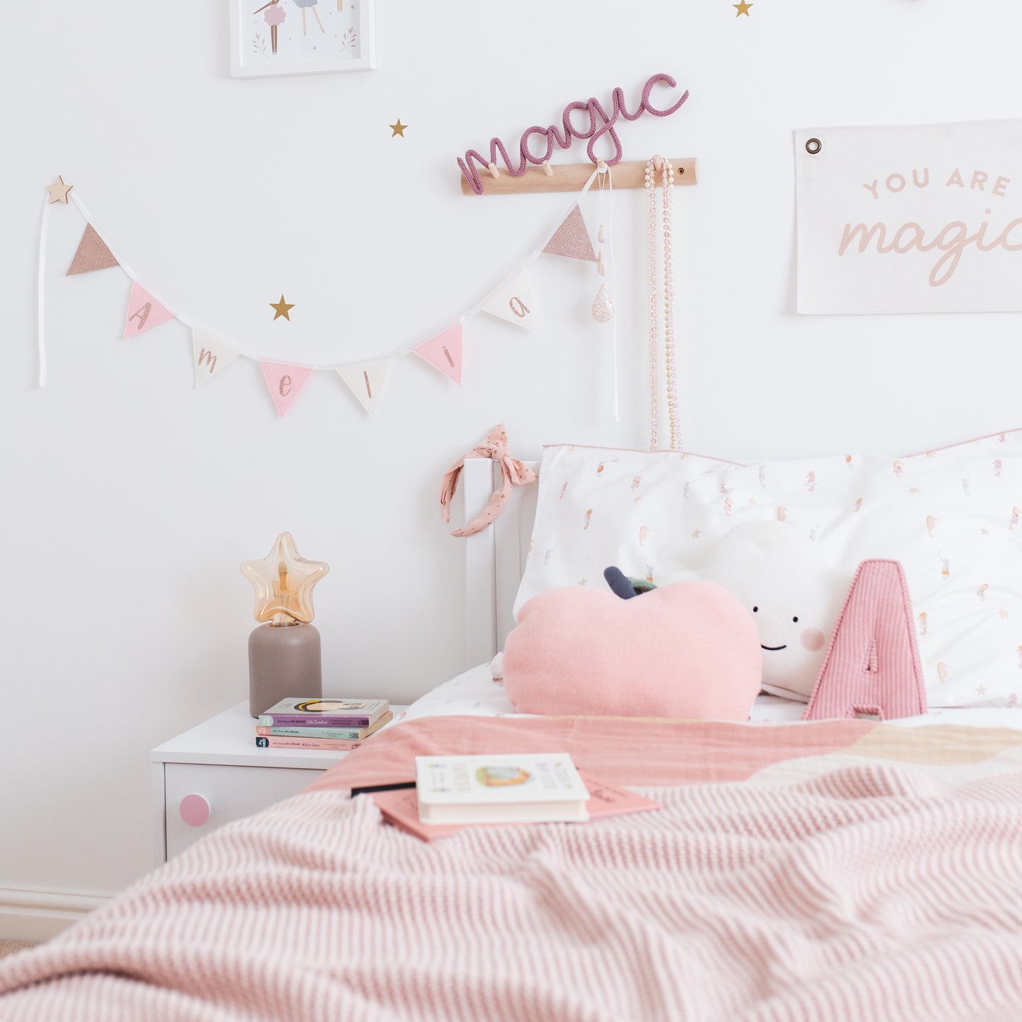 pink princess bedroom