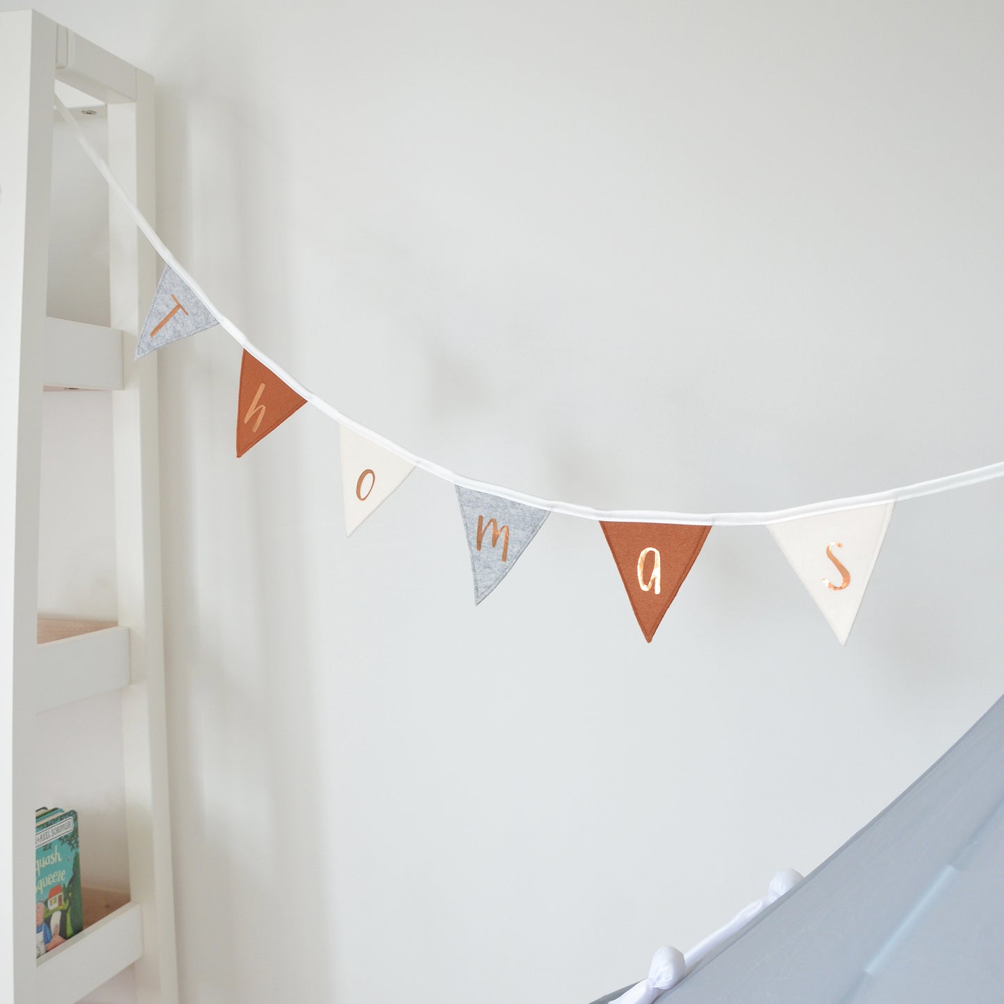 Scandi neutral kids playroom decor