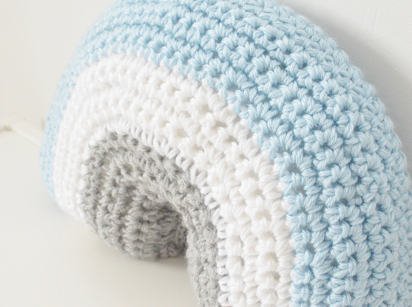 Blue Rainbow Cushion