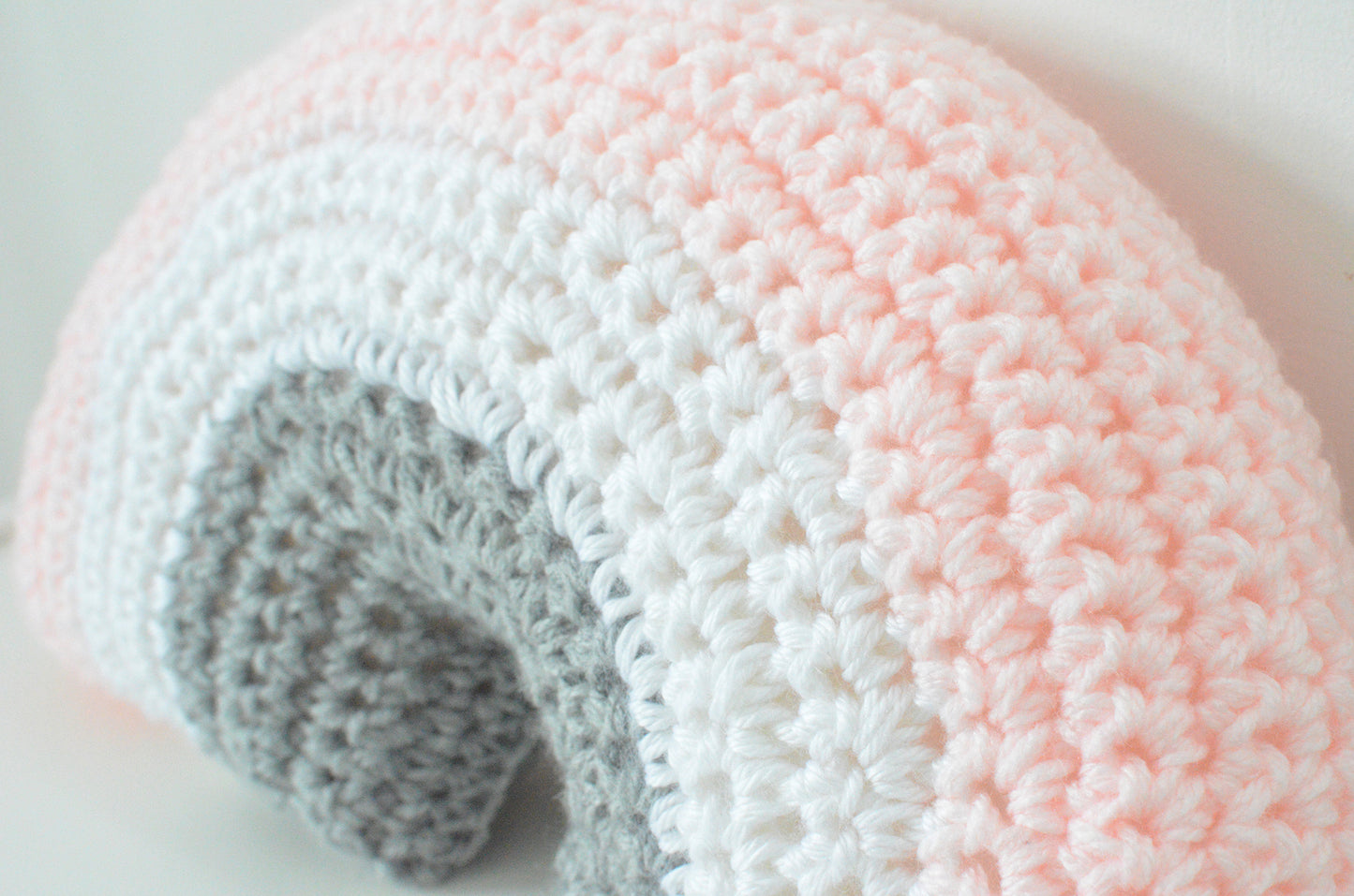 Pink Rainbow Cushion
