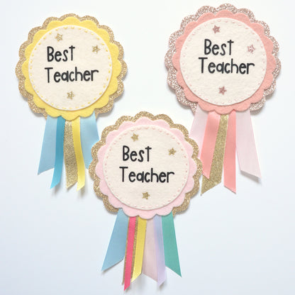 Best Teacher Badge