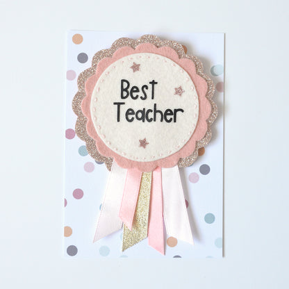 Best Teacher Badge
