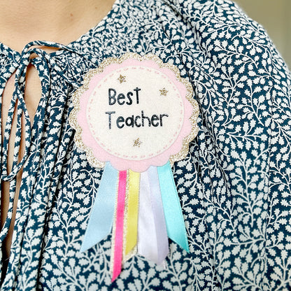 Best Teacher Badge