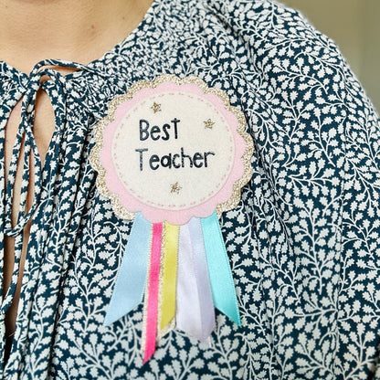 Best Teacher Badge