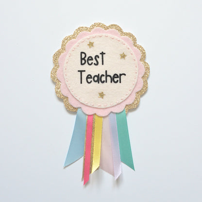Best Teacher Badge