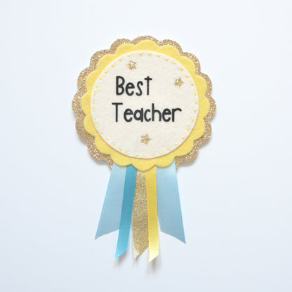 Best Teacher Badge