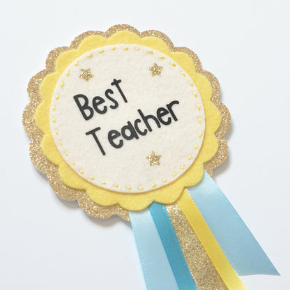 Best Teacher Badge