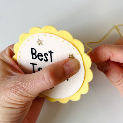 Best Teacher Badge