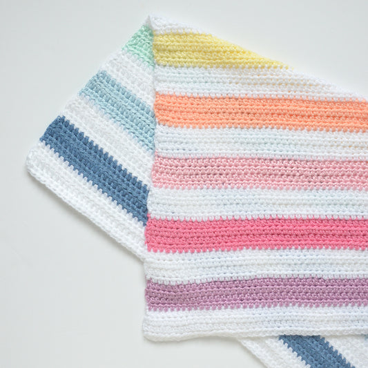 pastel rainbow baby blanket