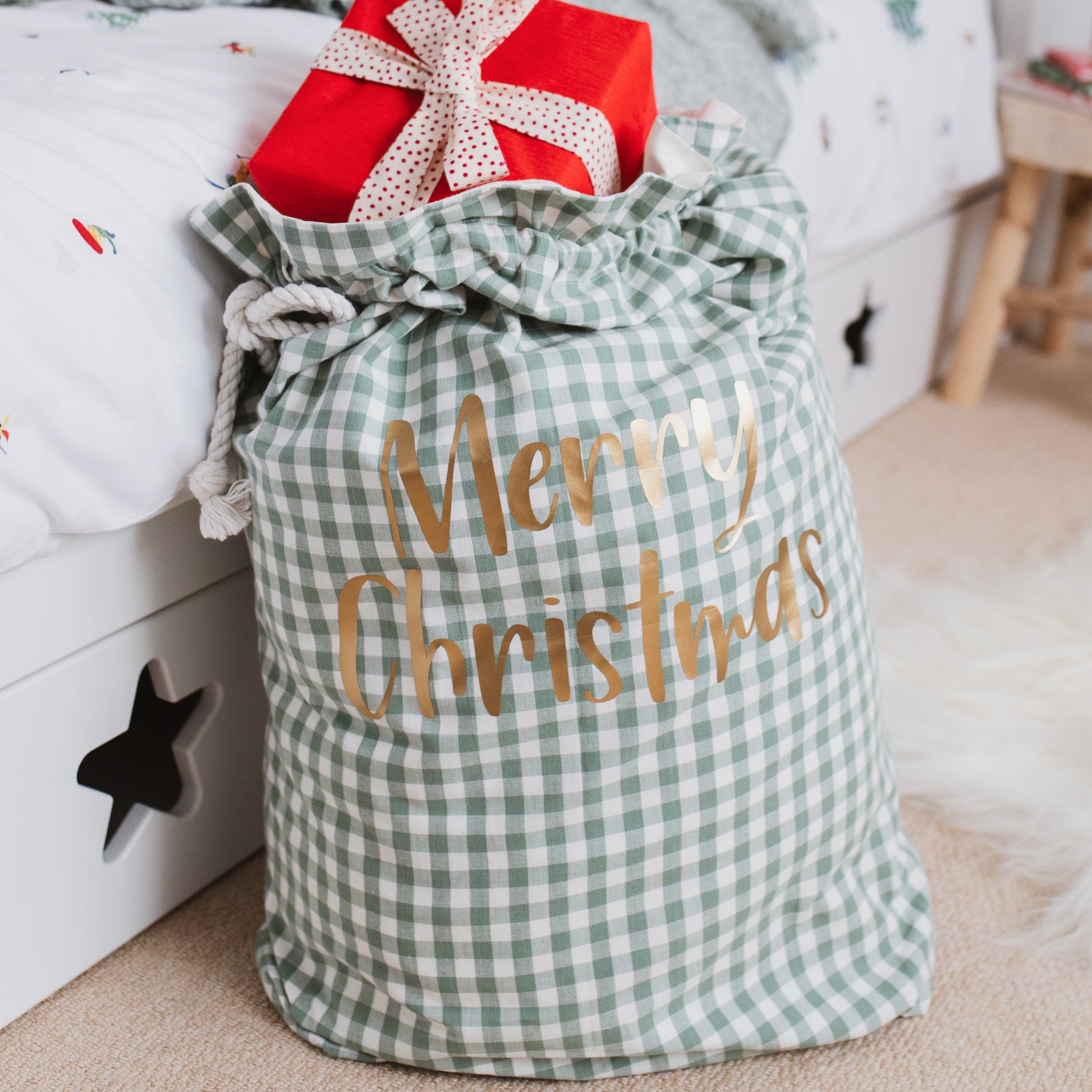 Green Christmas sack