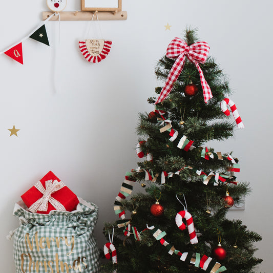 Christmas tree garland felt