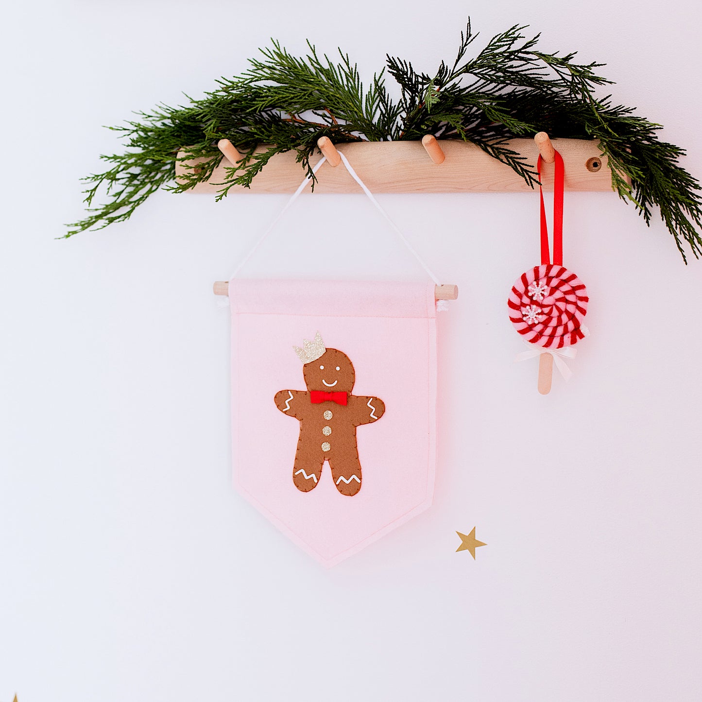 pink Christmas decorations