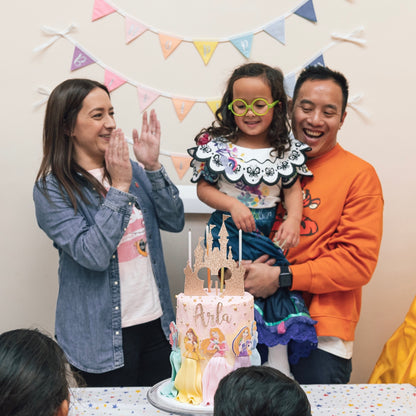 pastel happy birthday bunting for kids party