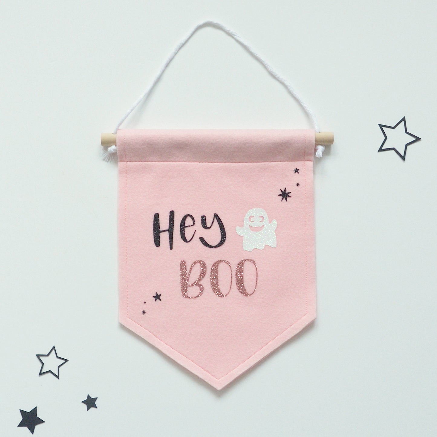 Pink Halloween Wall Hanging