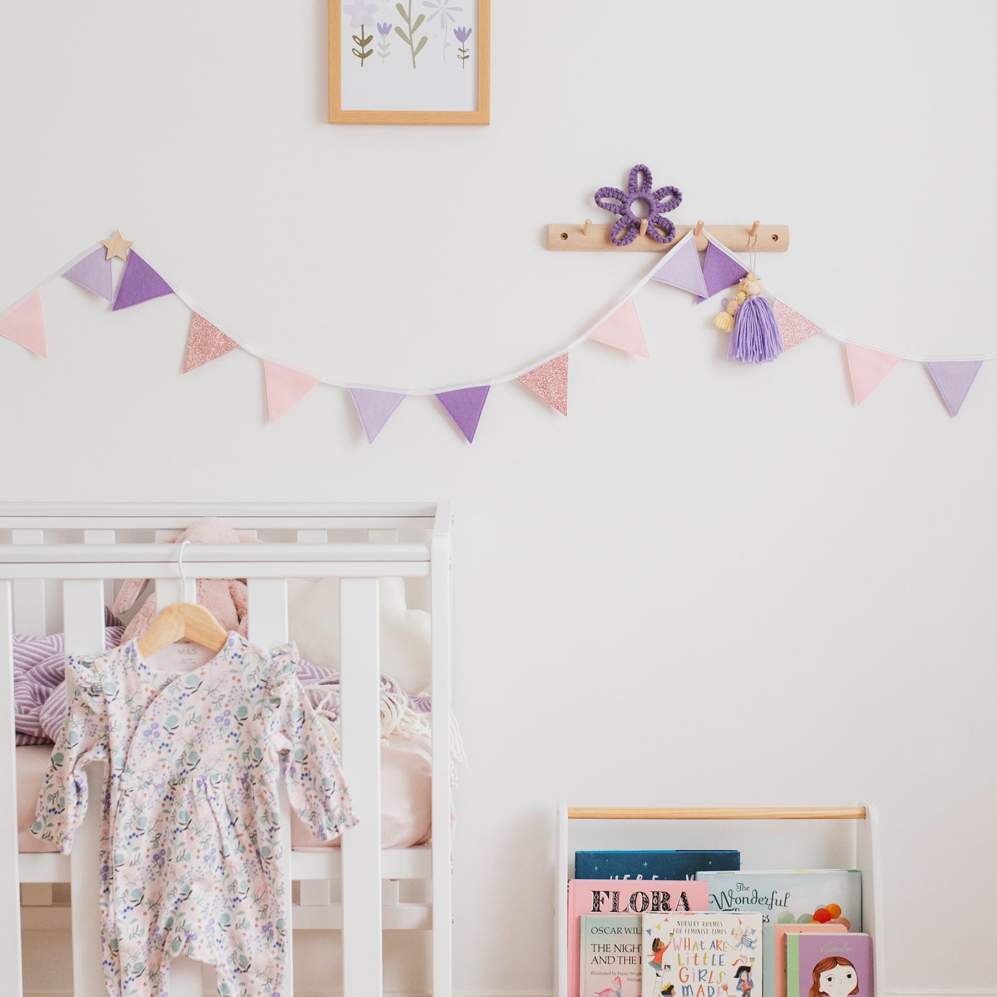 lilac nursery decor