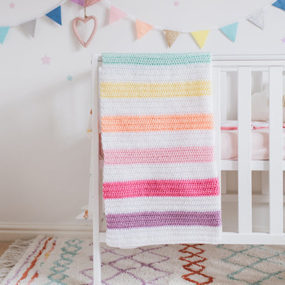 Pastel rainbow blanket