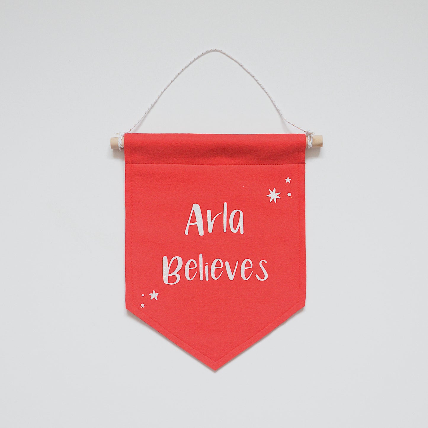 Christmas sign. Believes Banner