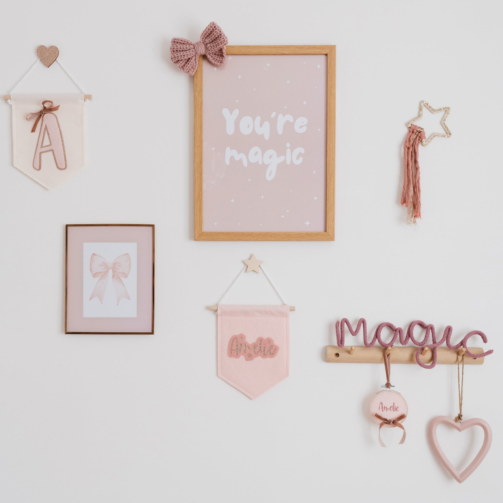 wall decor for girl's bedroom