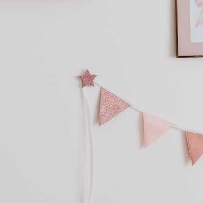 pink star wall hooks