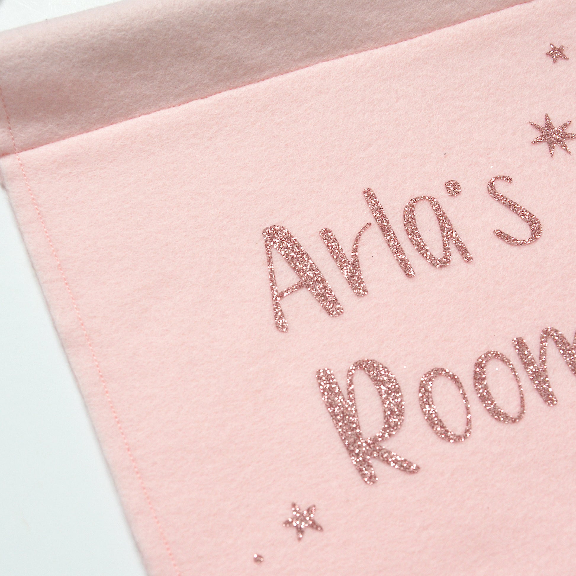 personalised room sign for girls