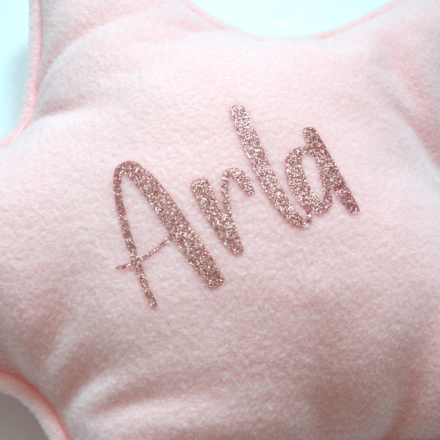 Personalised Pink Star Cushion