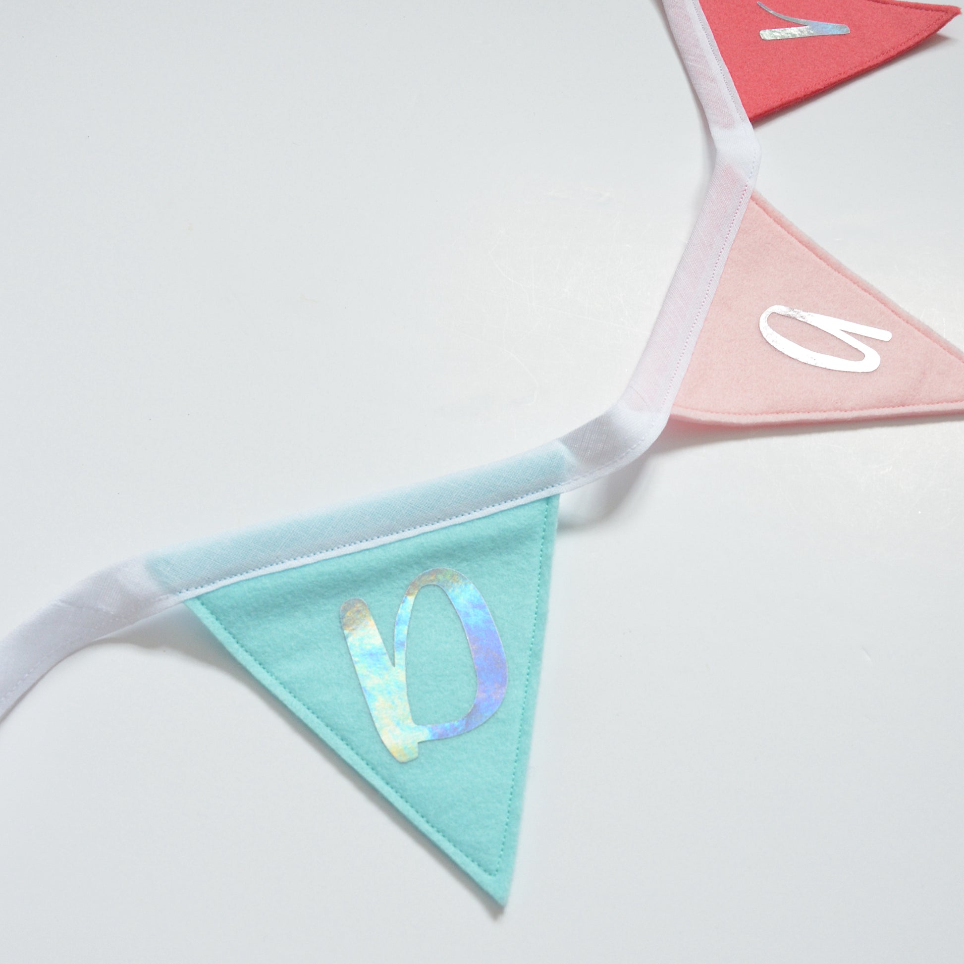 personalised bunting for girls bedroom