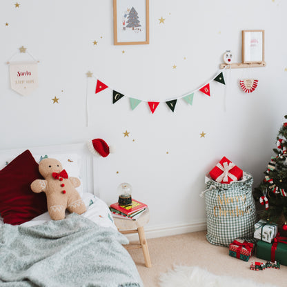 name bunting - personalised Christmas gift for kids