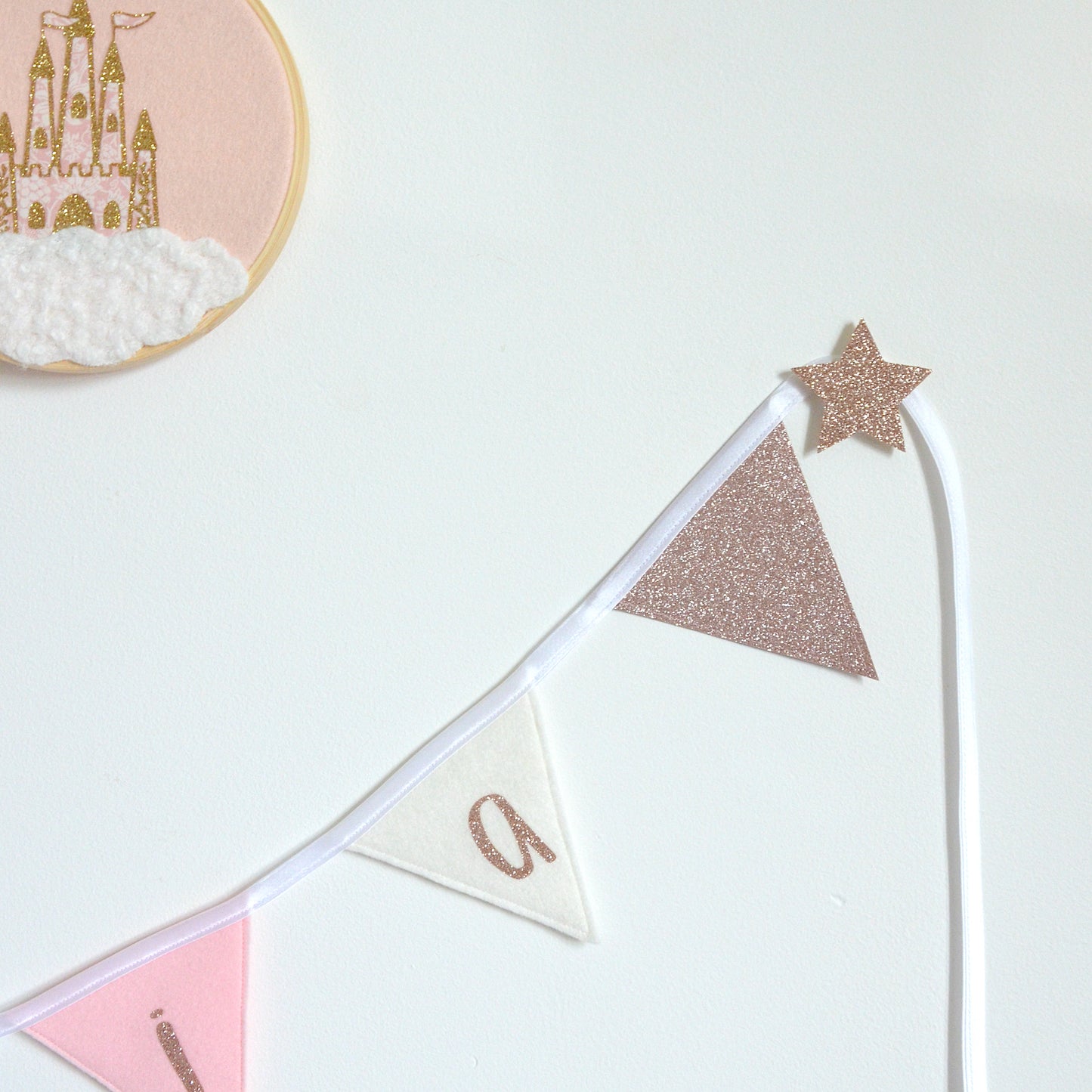 how to hang bunting. Sticky wall hooks