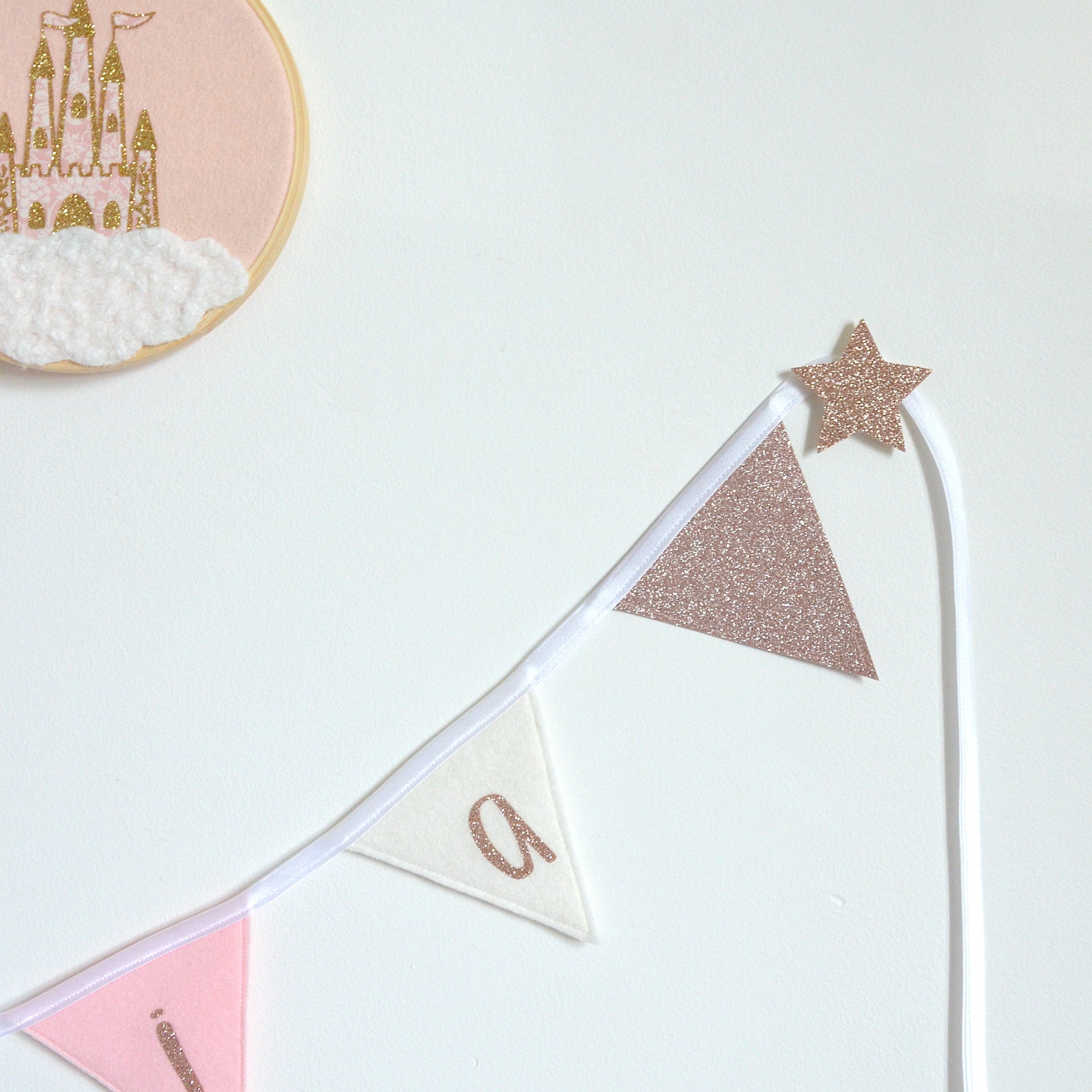 how to hang bunting. Sticky wall hooks