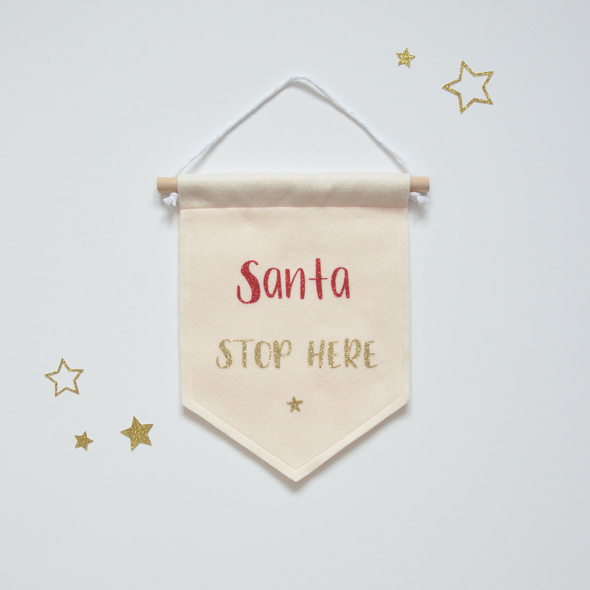 Santa sign