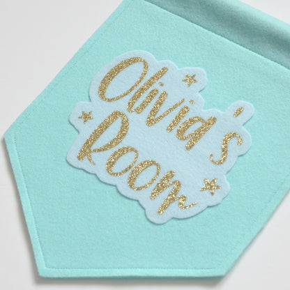 bedroom door room sign for kids