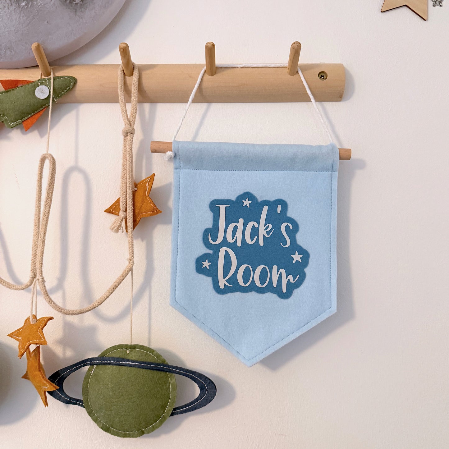 blue room sign for kids room