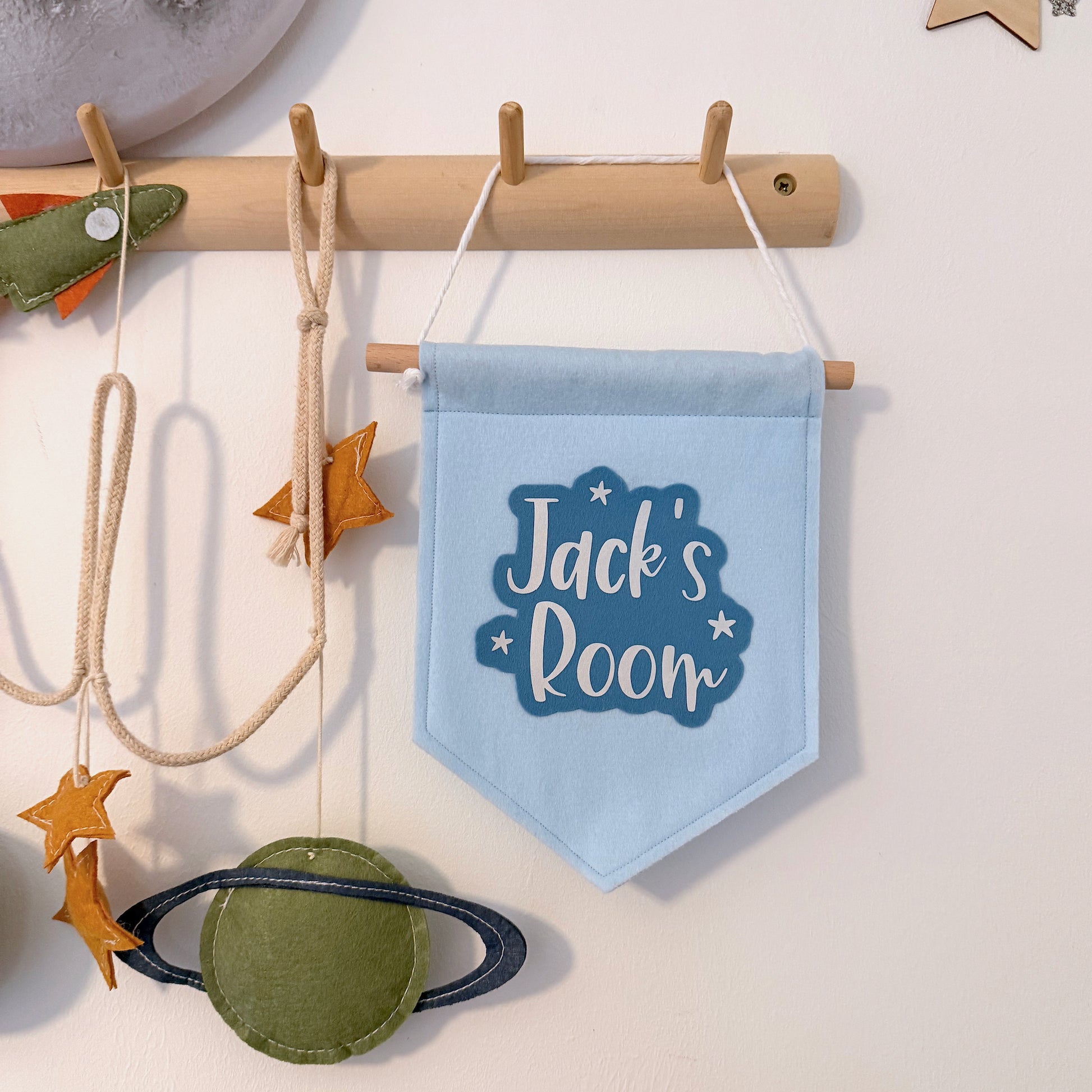 blue room sign for kids room