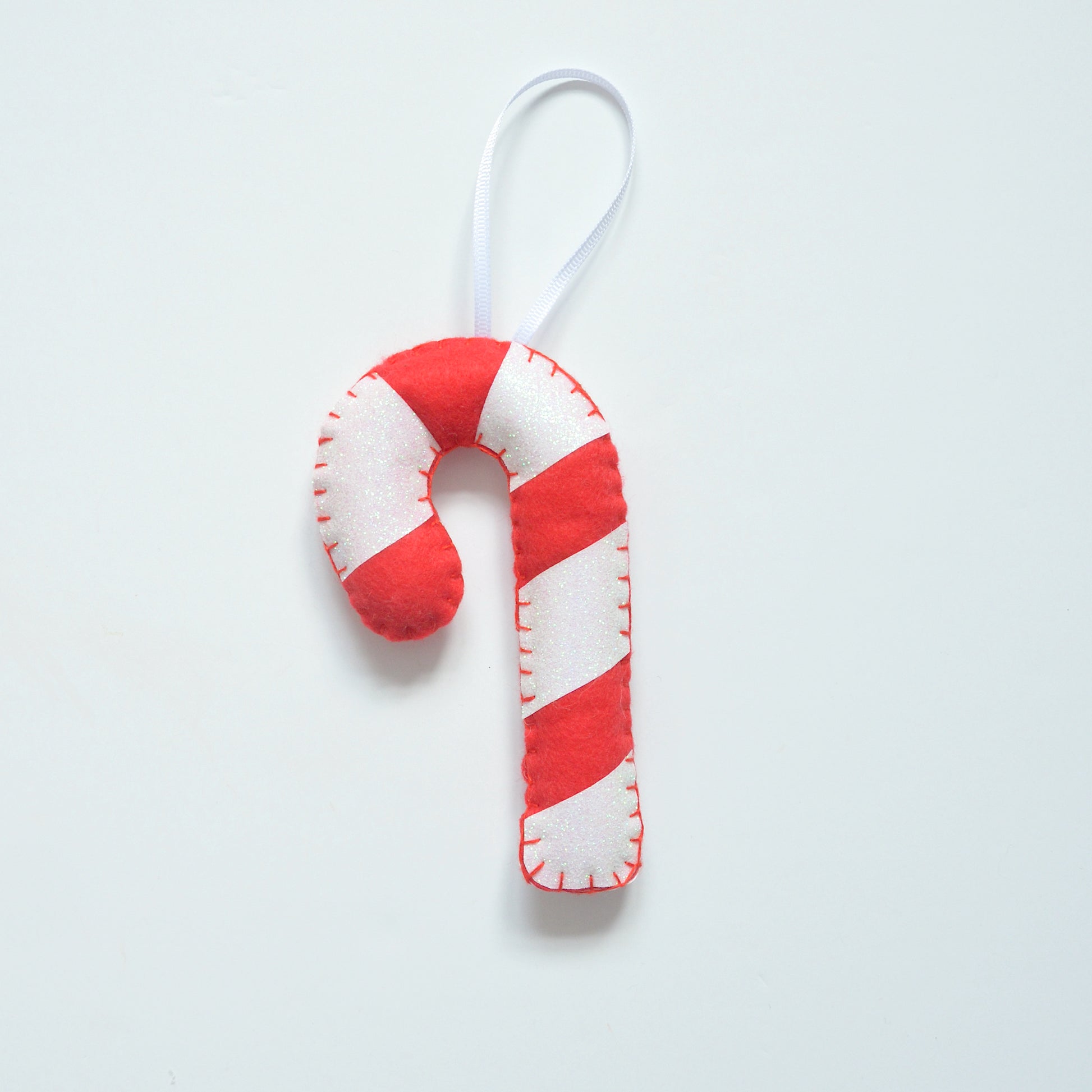 red candy cane decorations