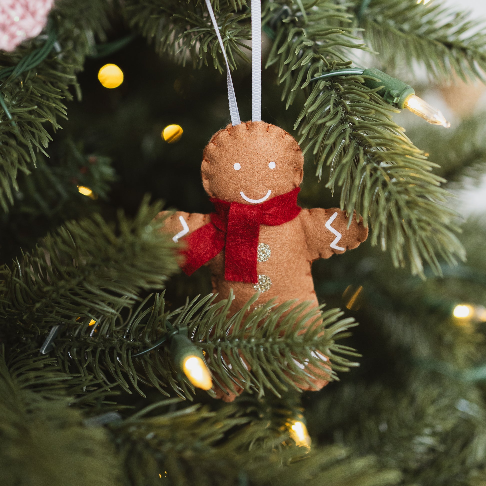 felt gingerbread Christmas decoration