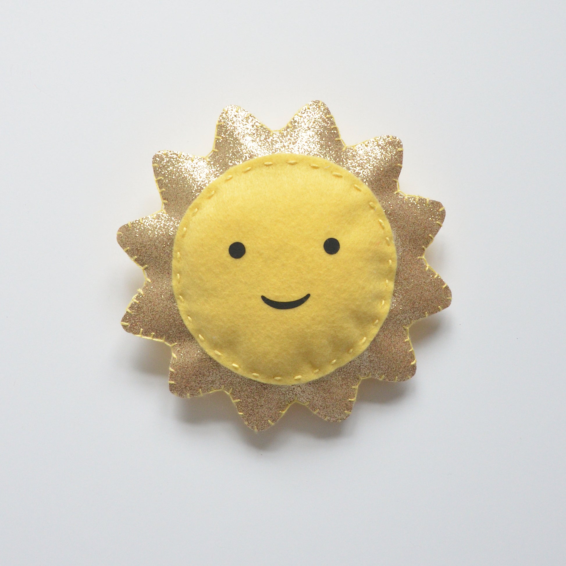 handmade felt sun decoration
