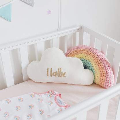 Pastel Rainbow Cushion