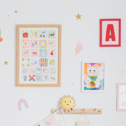 personalised framed letter for girls bedroom