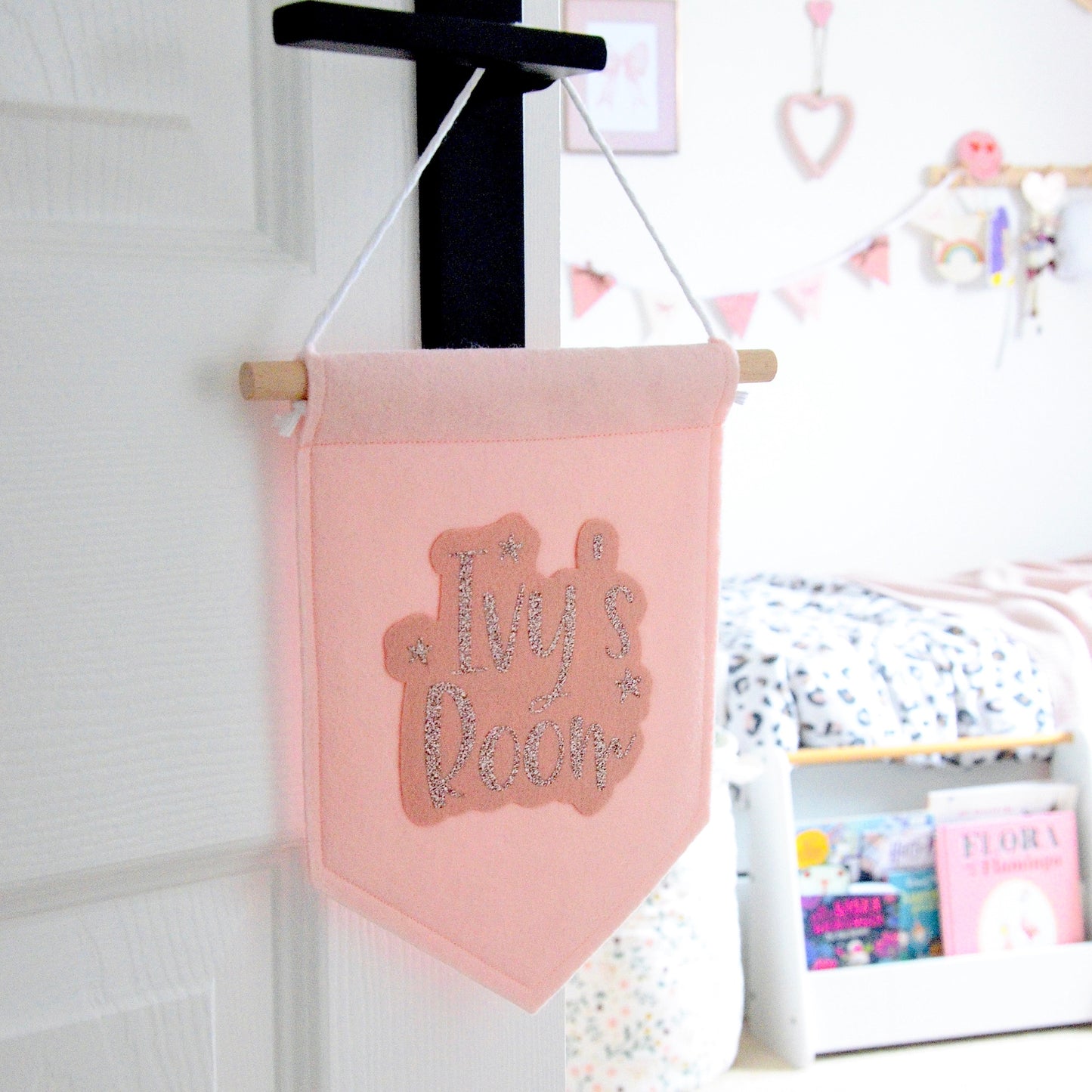 personalised room sign for girls bedroom