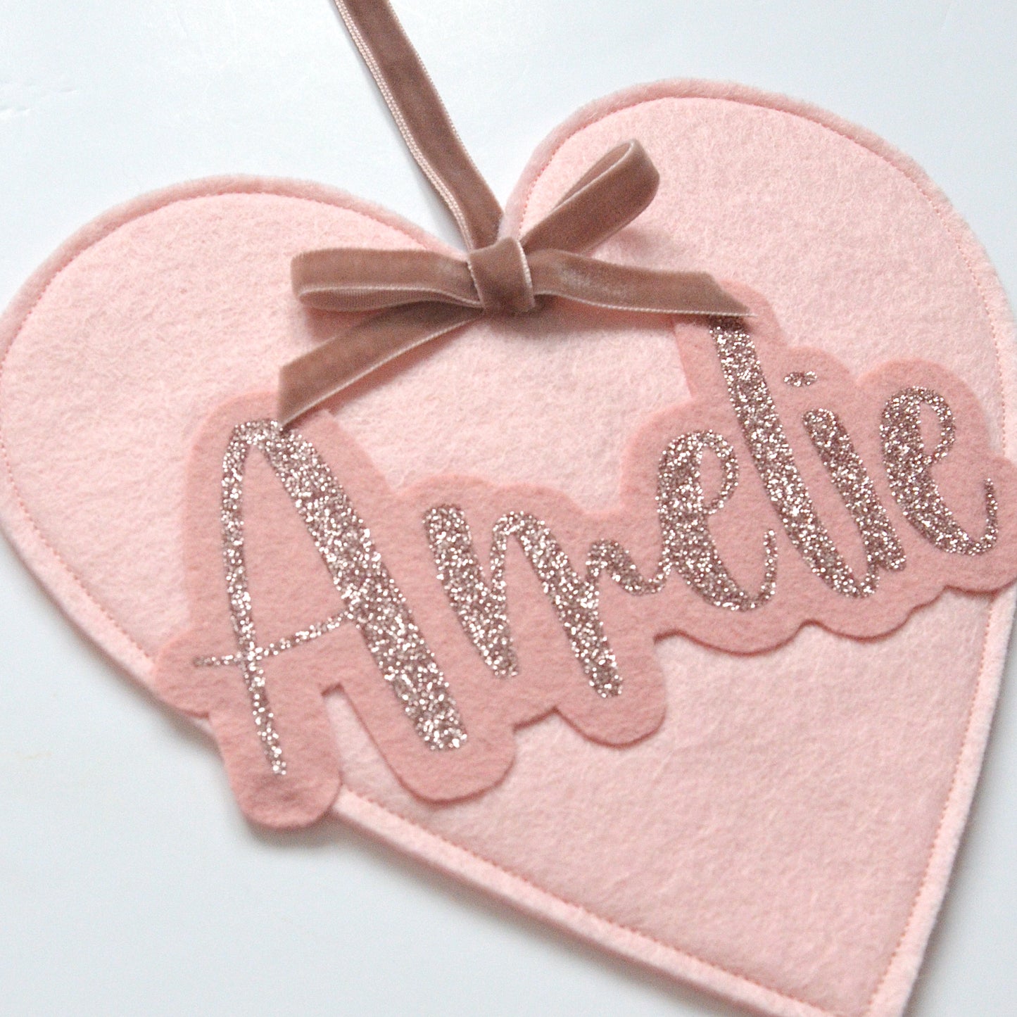 pink heart decoration