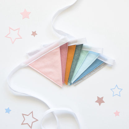 Boho Rainbow Bunting