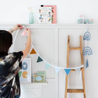 Boho Rainbow Bunting